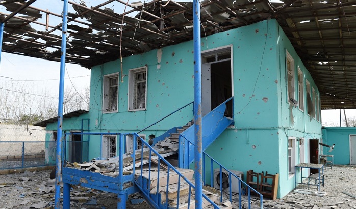 Armenian-destroyed houses near contact line - LIST